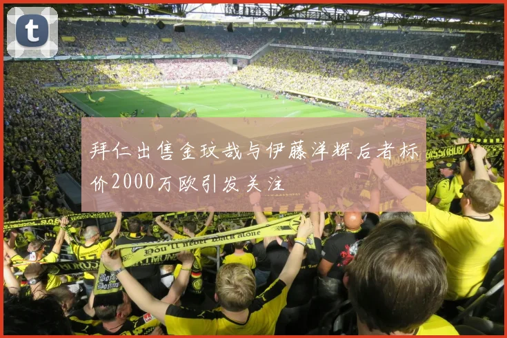 拜仁出售金玟哉与伊藤洋辉后者标价2000万欧引发关注